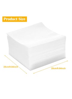 Generic Cushion Foam Pouches Packing, 50Pcs Anti-Static Foam Wrap Pouches Packing Cushioning Supplies for Packing Shipping Box, Protecting Dishes Porcelain Glasses Plates Fragile Items(25x25cm)  - Image 3