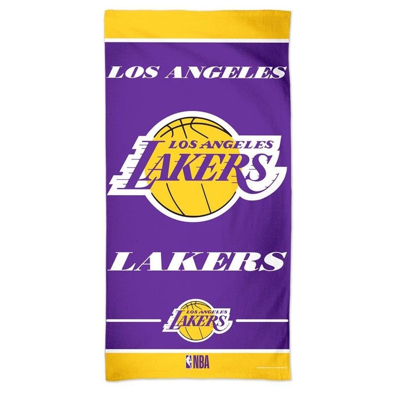 WinCraft منشفة شاطئ لوس أنجلوس ليكرز من NBA، لون الفريق، مقاس واحد - Image 4