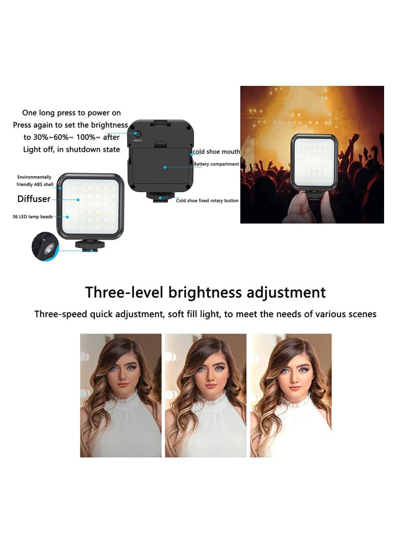 Generic - Vlogging Kit Phone Video Accessories Adjustable Stand Holder Compatible with a Variety of Mobile Phone Models for YouTube Instagram TikTok - Image 1