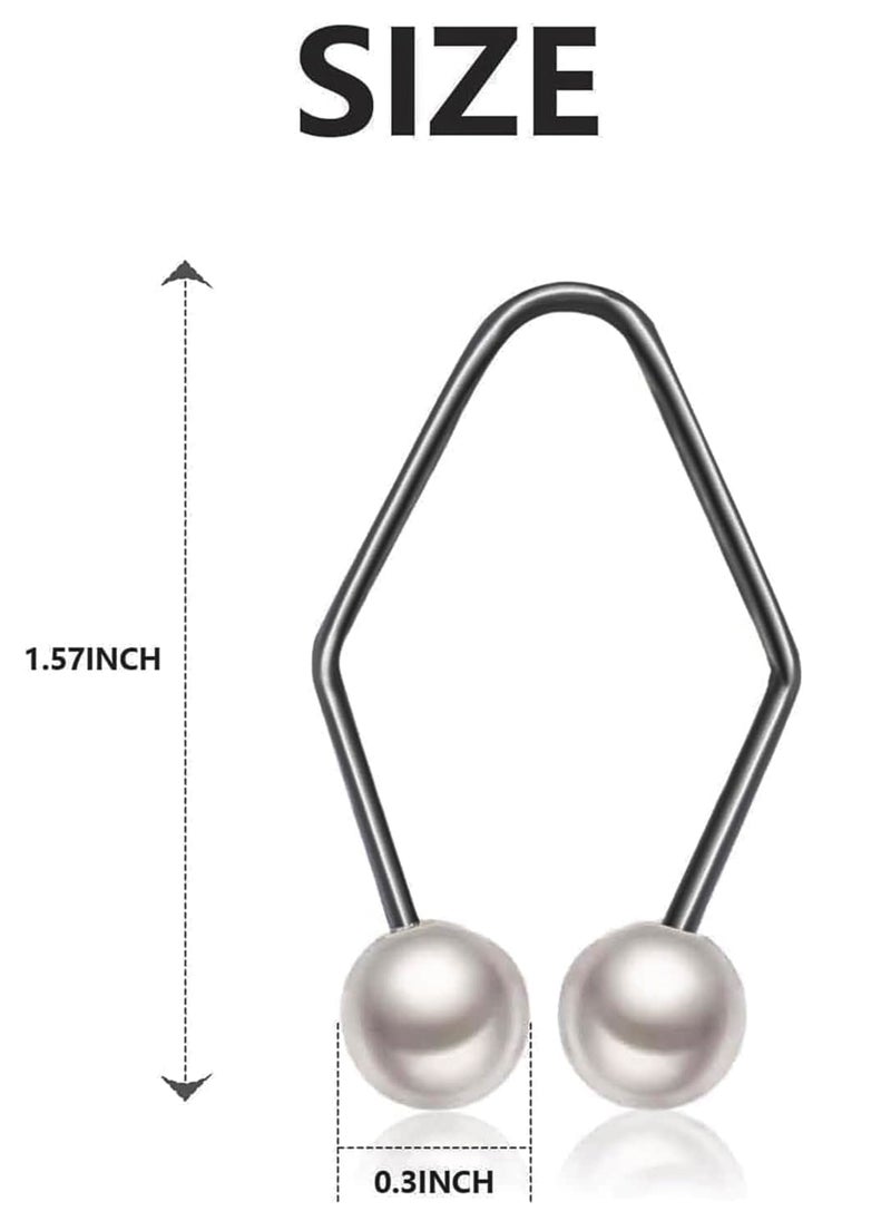 Estelle - 2 Pair Dimple Maker for Cheeks Facial Dimple Trainer to Create Charming Smile Premium Stainless Steel Tool for Natural Dimples Easy Facial Expression Training Red - Image 1