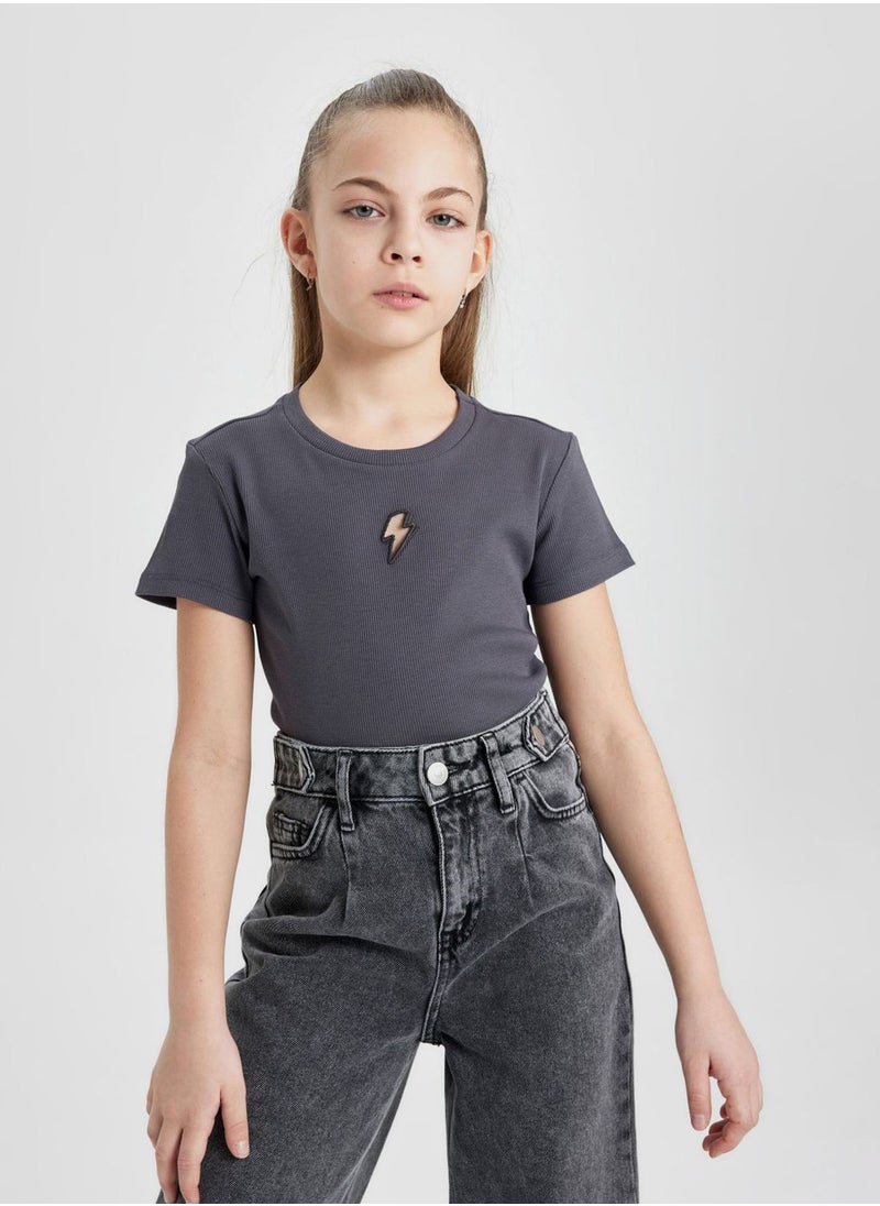 DeFacto - Slim Fit Short Sleeve T-Shirt - Image 1