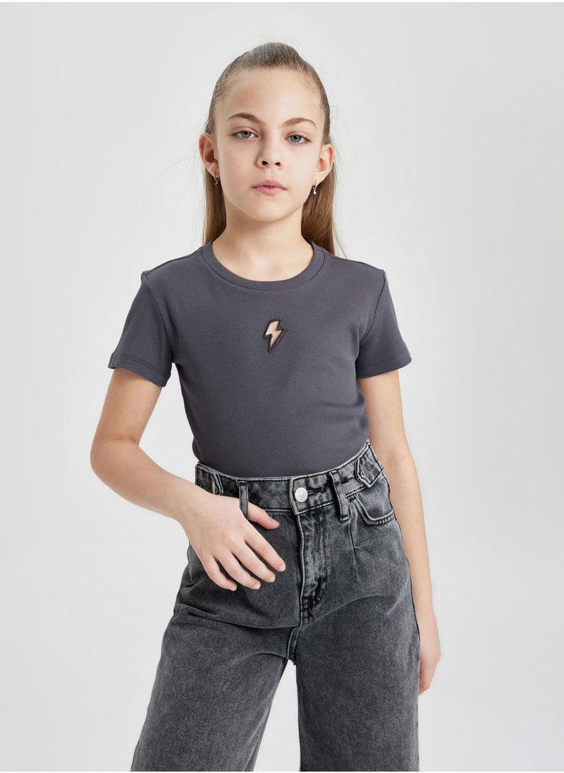 DeFacto - Slim Fit Short Sleeve T-Shirt - Image 1