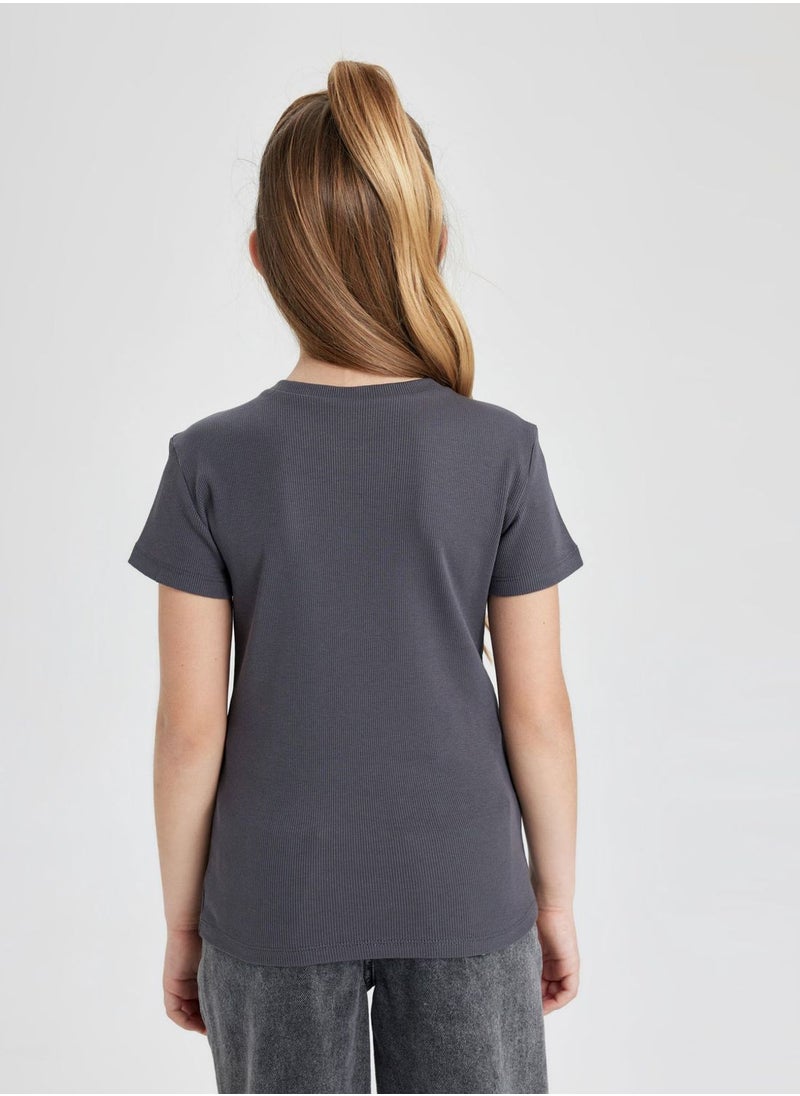 DeFacto - Slim Fit Short Sleeve T-Shirt - Image 1