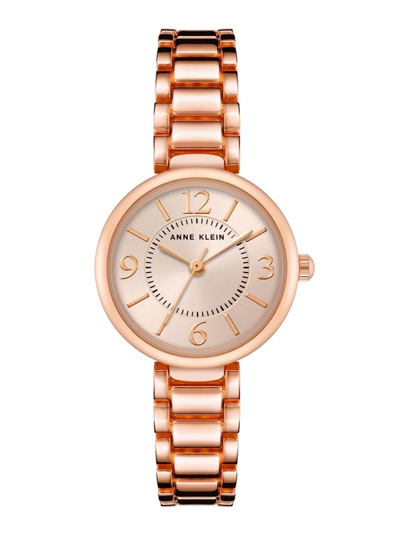 ANNE KLEIN Women's Analog Quartz Rose Gold Stainless Steel Case Watch AK3784RGRG - Image 1