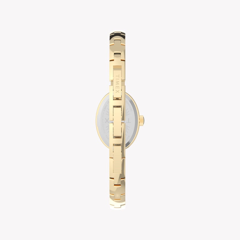 TIMEX Cavatina Gold Case & Bangle with White Dial | TW2Y27200 - Image 3
