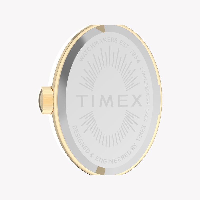TIMEX Cavatina Gold Case & Bangle with White Dial | TW2Y27200 - Image 4