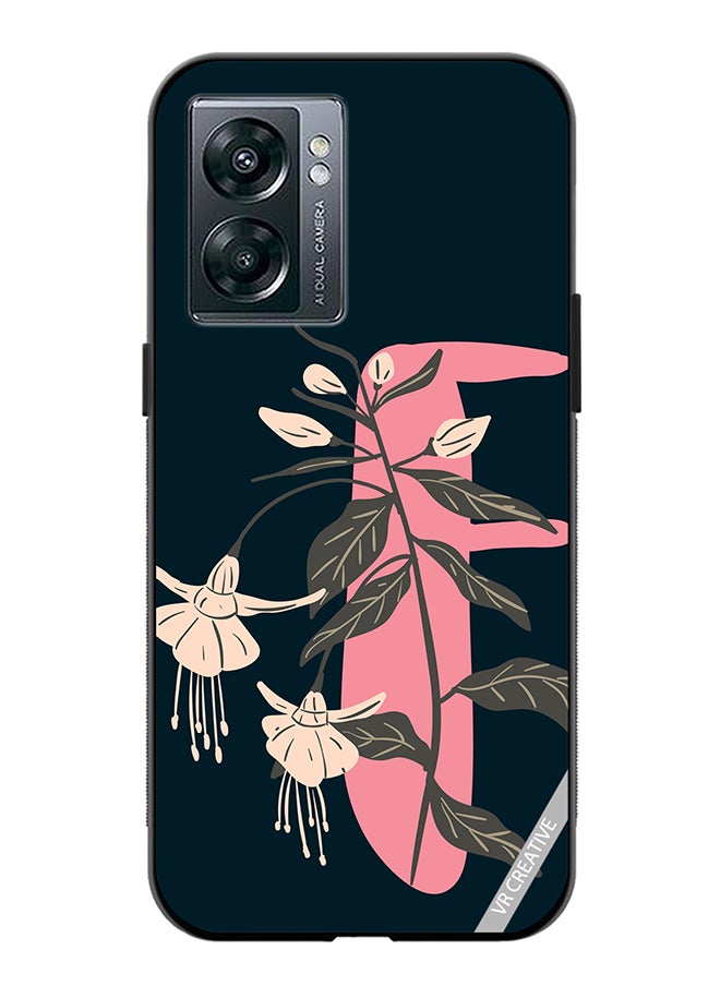 VR CREATIVE Protective Case Cover For Oppo A57 5G Alphabet F Design Multicolour  - Image 1