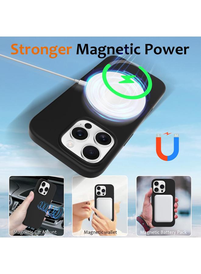 S-TOP Case For iPhone 16 Pro Silicone Magsafe Phone Case with Camera Control Button - Image 3