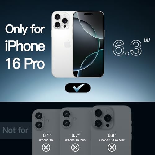 ZedGear for iPhone 16 Pro Case Cover Compatible with Magsafe Anti Yellow Silicone Clear Shockproof Scratch Resistant Protective Phone Soft Silicone Slim Cover for iPhone 16 Pro (Transparent) - Image 2