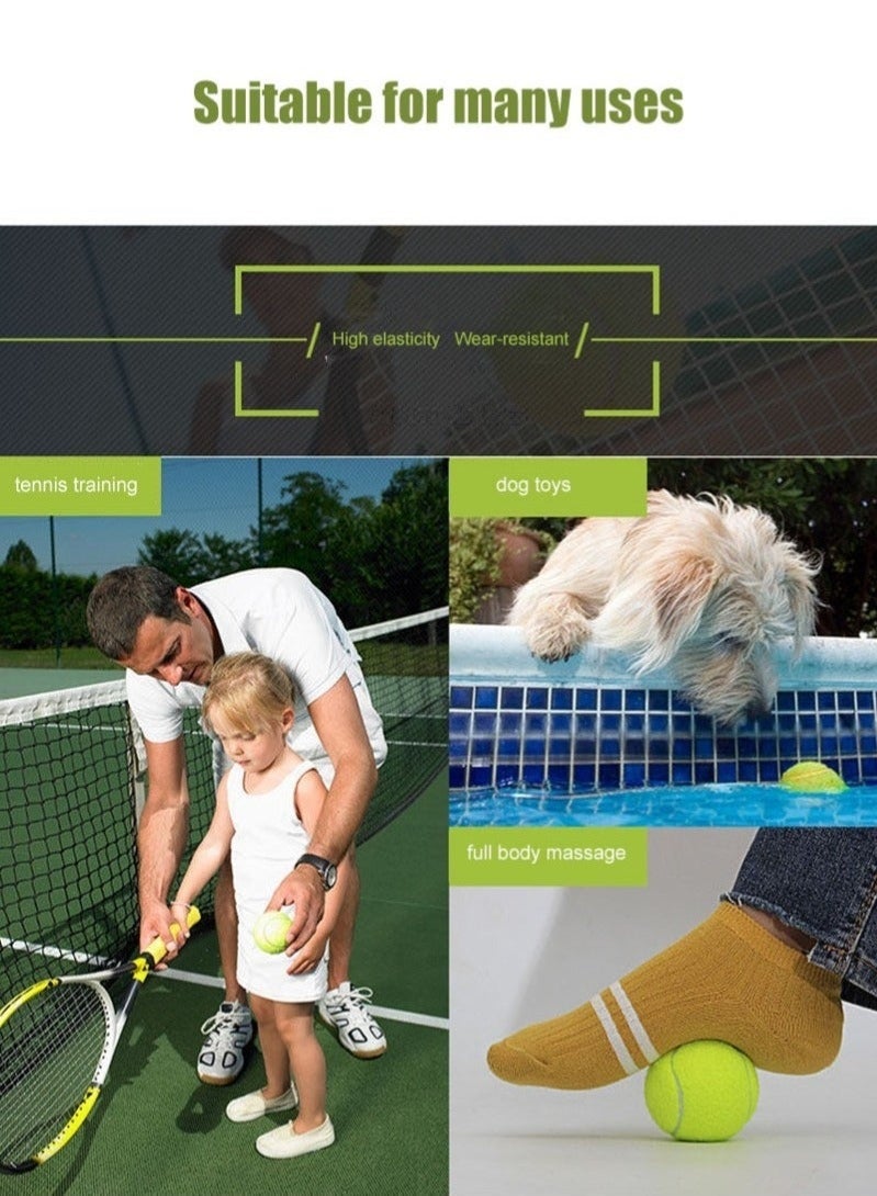 3 Piece Tennis Training Ball Set Suitable for Tournaments, Clubs, Cricket and Tennis Courts, Can Also Be Used for Tennis Training, Dog Toys, Body Massage - Image 4