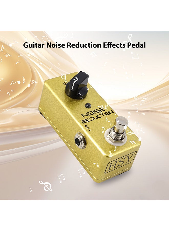 Generic Guitar Noise Reduction Pedal Electric Guitar Effects Pedal True Bypass Zinc Alloy Shell DC 9V 6.35mm Input/Output Interface Mini Guitar Noise Reduction Effector  - Image 3
