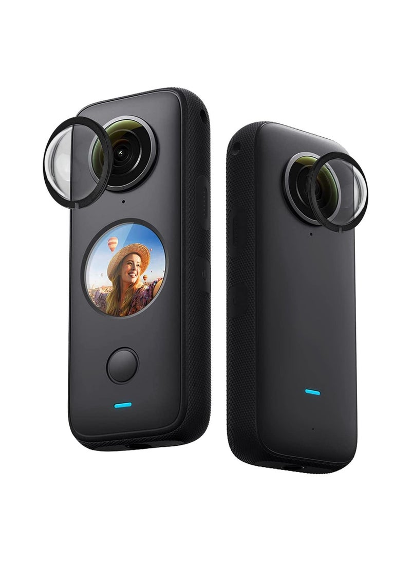2pcs Action Camera Lens Guards Protector Double Optical Coating compatible with Insta360 ONE X2  - Image 3