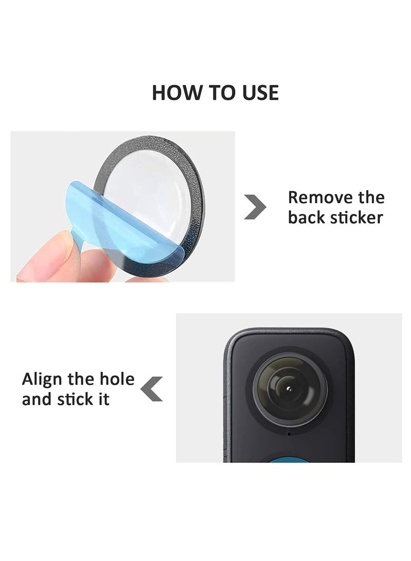 2pcs Action Camera Lens Guards Protector Double Optical Coating compatible with Insta360 ONE X2  - Image 5