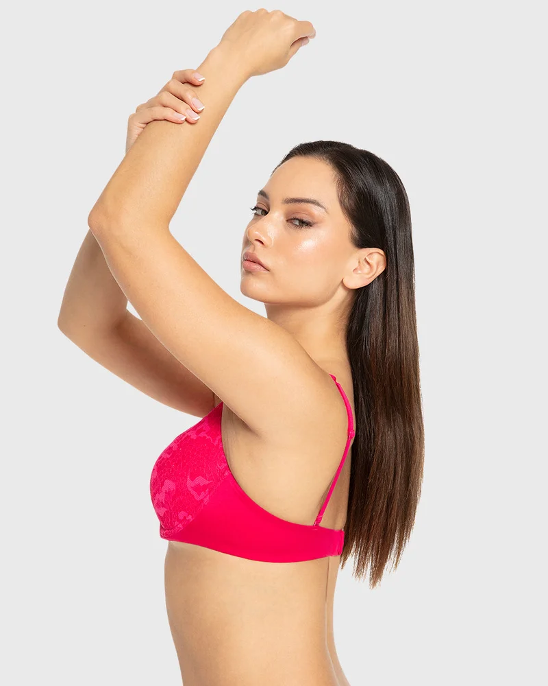 ايسلا اند ايفي Isla & Evie Bright Rose Lightly Lined Full Coverage Bra