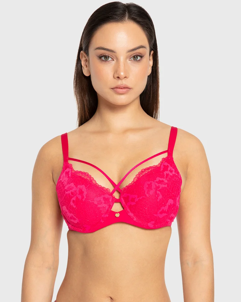 ايسلا اند ايفي Isla & Evie Bright Rose Lightly Lined Full Coverage Bra