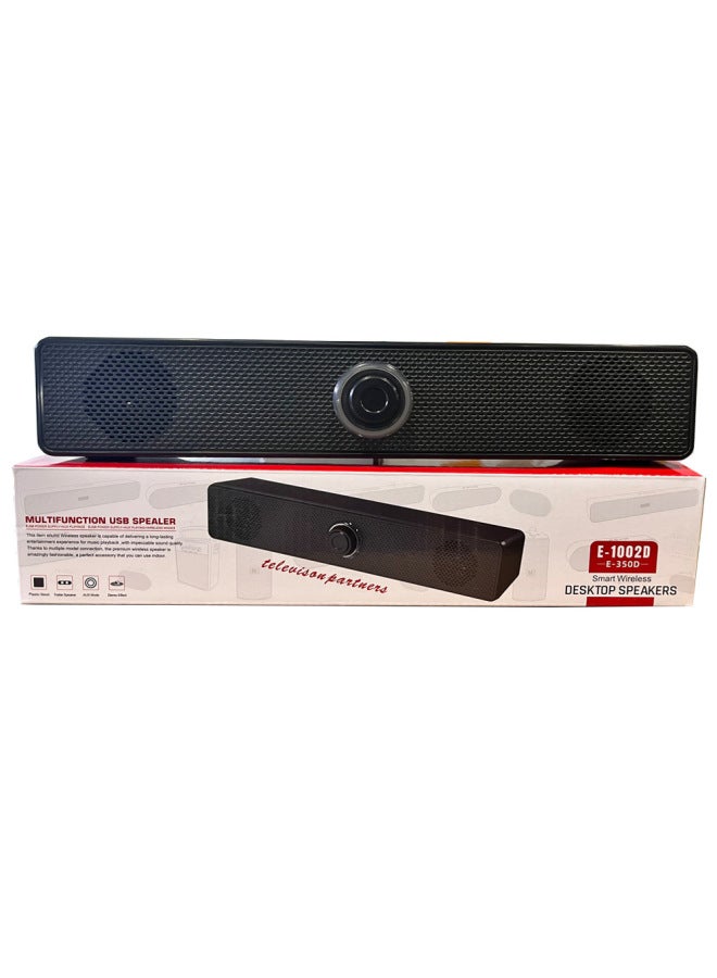 Neutral Long Wired Bluetooth Speaker Home Desktop Desktop Dual Speaker Subwoofer Computer Audio 350ts - Image 1
