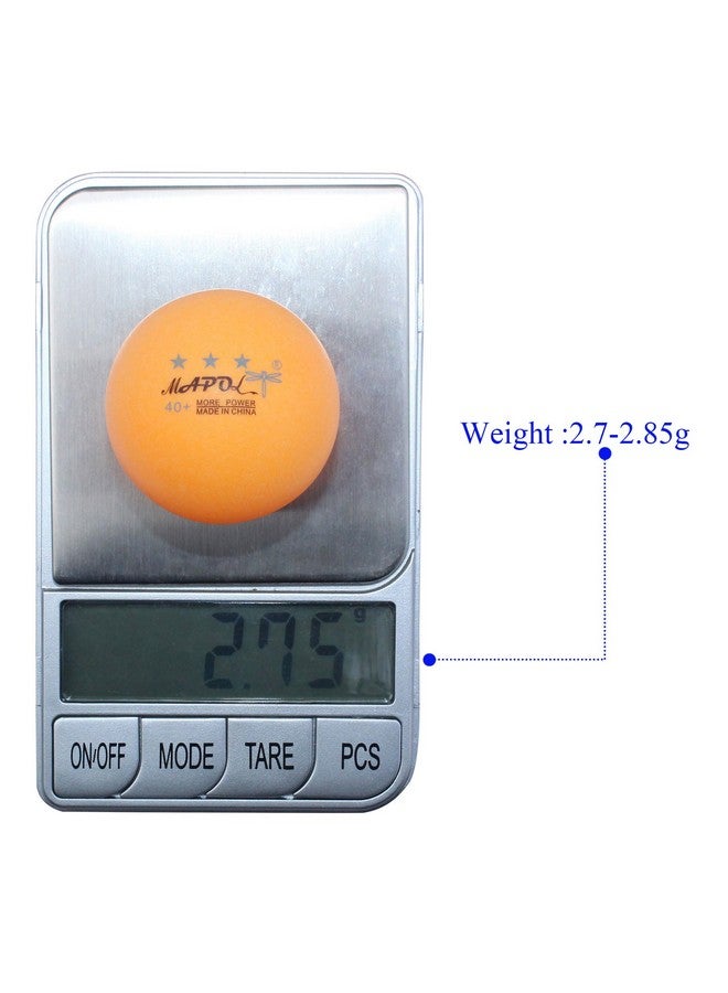 MAPOL 200 Count Table Tennis Balls, 3 Star Advanced Training Ball, Bulk Ping Pong Balls For Indoor & Outdoor Sports (Orange) - Image 4