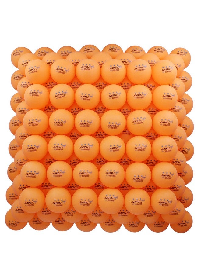 MAPOL 200 Count Table Tennis Balls, 3 Star Advanced Training Ball, Bulk Ping Pong Balls For Indoor & Outdoor Sports (Orange) - Image 5