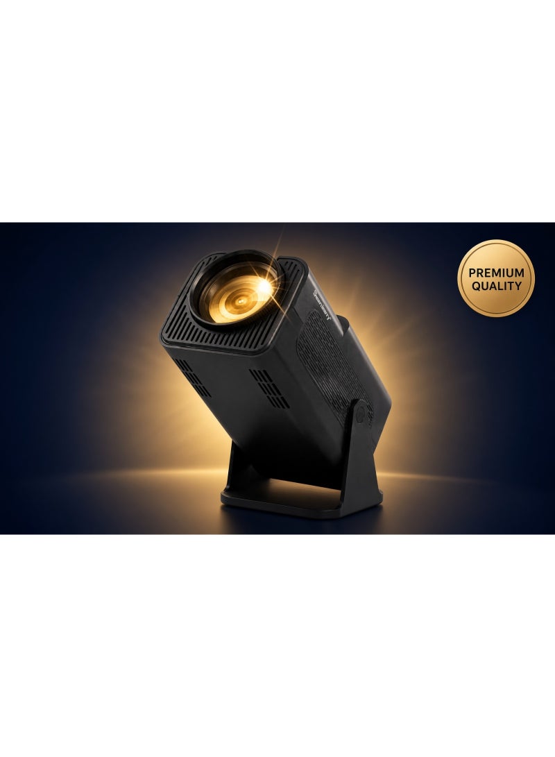 Smartbarry HT15 Portable 4K HD Projector with Dual-Band WiFi and HDR, High-Definition Home Theater Projector for Movies, Gaming, Streaming, Presentations and Large Screen Entertainment - Image 2