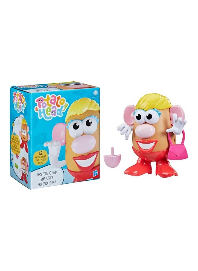Mr. Potato Head Mrs. Potato Head Classic Toy For Kids Ages 2 and Up, Includes 12 Parts and Pieces to Create Funny Faces - Image 1