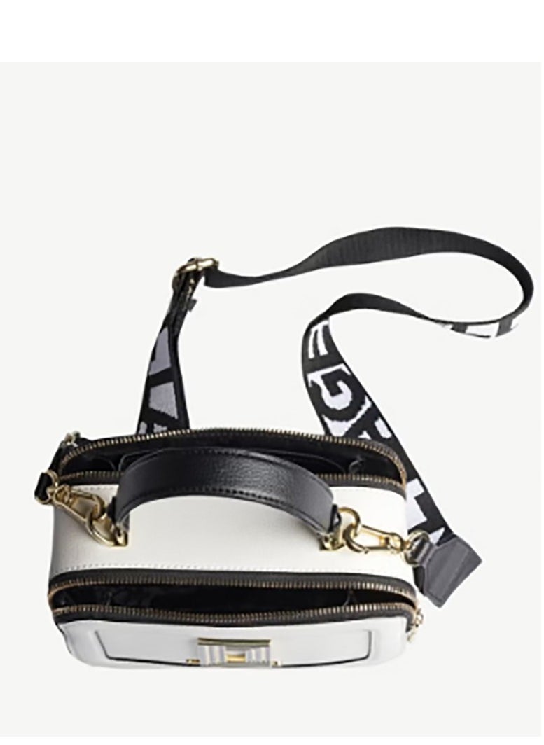 كارل لاجرفيلد باريس - Simone Printed Leather Small Crossbody - Image 1