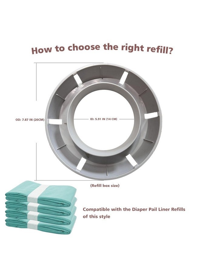 Bellababy Diaper Pail Refills Compatible with Bellababy Diaper Pails Lavender Scent,4 Pack(270 inches/pcs) - Image 2