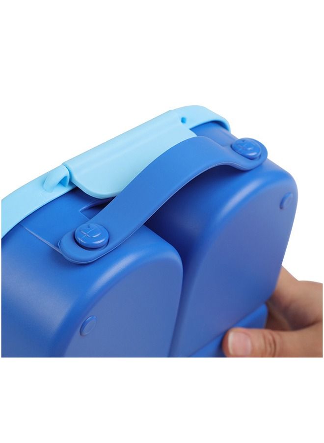 Bento Lunch Box w/ Handle - Blue