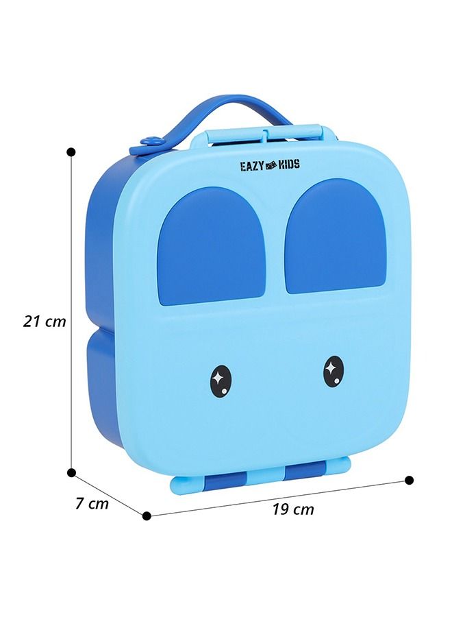 Bento Lunch Box w/ Handle - Blue