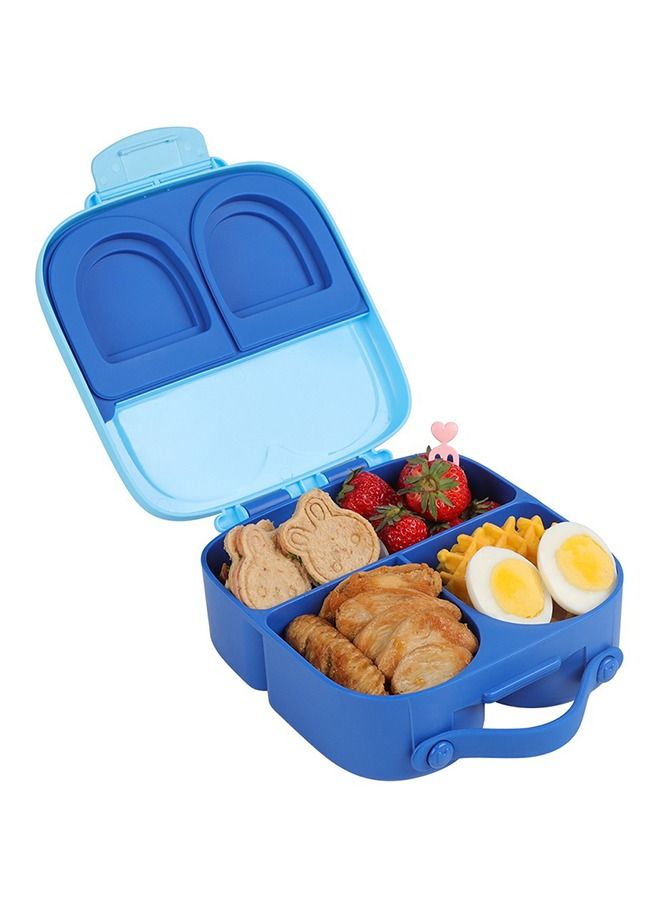 Bento Lunch Box w/ Handle - Blue