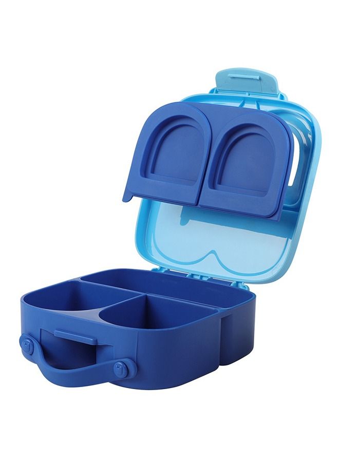 Bento Lunch Box w/ Handle - Blue