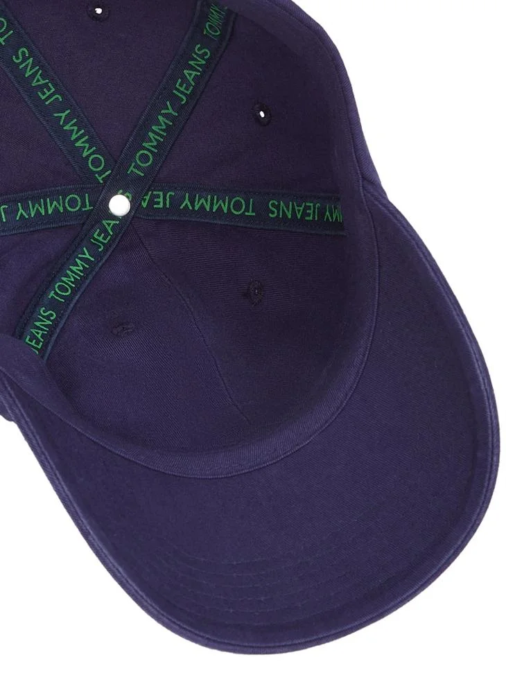TOMMY JEANS Heritage Logo Detailed Curved Peak Cap
