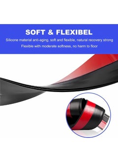 AlsayedP Door Draft stopper, Bottom Seal for Exterior & Interior Doors Blocker for Insects Dust Noise and weather Stripping 2”W x 39”L (Black)  - Image 3