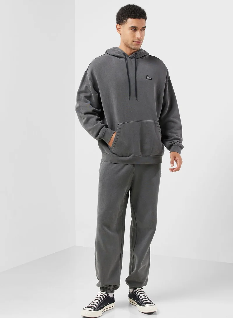 CONVERSE Sneaker Patch Loose-Fit Hoodie