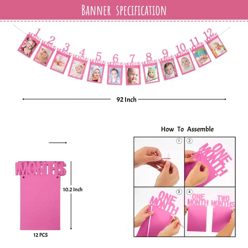 SpecialYou.in Rose Gold Theme 1St Birthday Decoration Kit For Girls, Boys, Kids With Multicolor Balloons For Decoration, 1 Number Rose Gold Foil Balloon, 1St Birthday Decoration For Baby - 43Pcs - Image 5