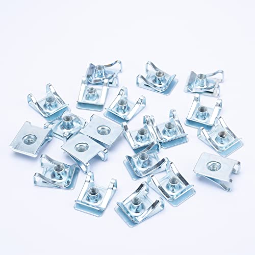 OAUTOO 20 PCS M5 Metric Extruded U-Nut Compatible with BMW 51127070202 & VW N90168602 - Image 3