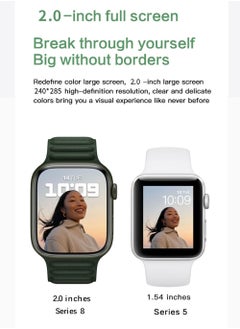 SAB X9 MAX smartwatch 2-inch display supports NFC wireless charging health detection  - Image 2