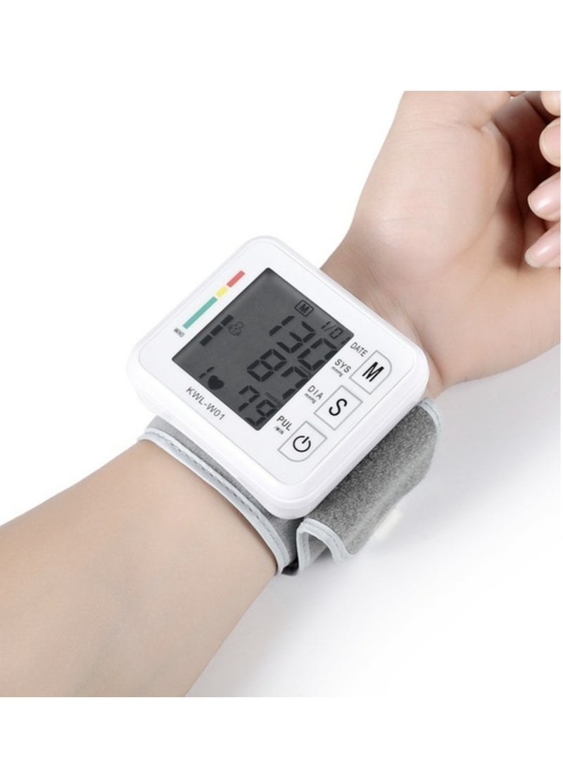 ELTRAZONE Digital Wrist Blood Pressure Monitor – Voice Function, LCD Display, Heart Rate & 99-Reading Memory - Image 1