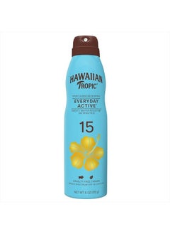 Hawaiian Tropic Everyday Active Clear Spray Sunscreen SPF 15, 6oz | Hawaiian Tropic Sunscreen SPF 15, Sunblock, Oxybenzone Free Sunscreen, Spray On Sunscreen, Body Sunscreen Spray SPF 15, 6oz  - Image 1