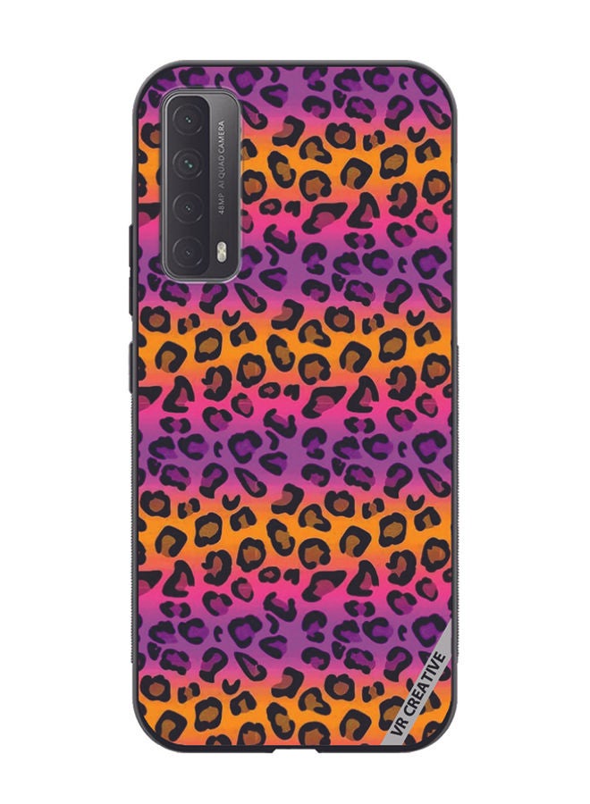 VR CREATIVE Protective Case Cover For Huawei Y7a Leopaeerd Design Multicolour - Image 1