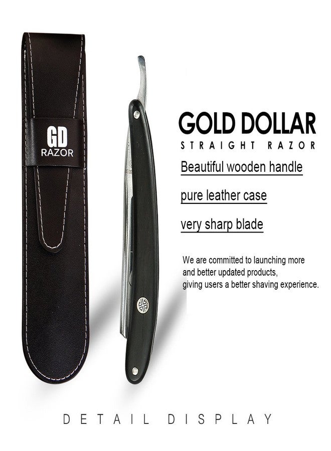 GOLD DOLLAR شفرة حلاقة ذهبية دولار جاهزة حلاقة حادة مستقيمة - Image 2