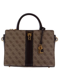 GUESS Guess Ginevra Logo Elite Society Satchel, Satchel, Top Handle, Detachable Shoulder Strap, Women, One Size  - Image 2