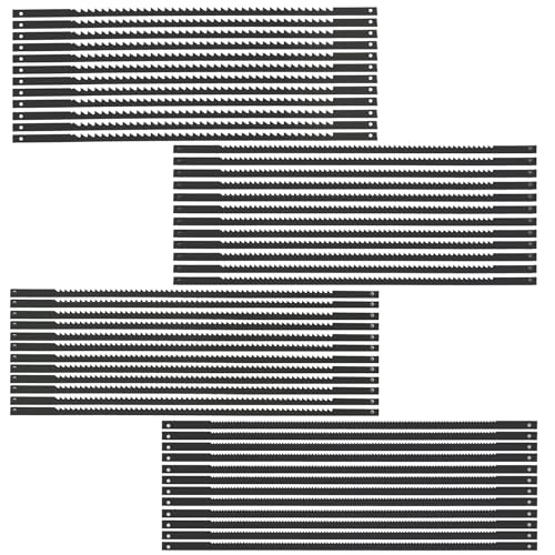 YullSorom 5-Inch Scroll Saw Blade Pin End Replacement 48Pack for Wood, High Carbon Steel(24TPI, 18TPI，15 TPI, 10TPI 12pcs Each) - Image 3