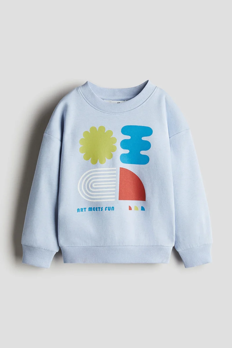 اتش اند ام Printed sweatshirt