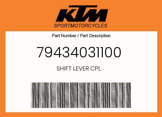 KTM OEM Shift Lever CPL Compatible with 450 SXFXCF 20162022Compatible with Husqvarna FCFX 450 20172022FE 501 20172023Compatible with GASGAS MCEX 450F 20212023 79434031100 - Image 3