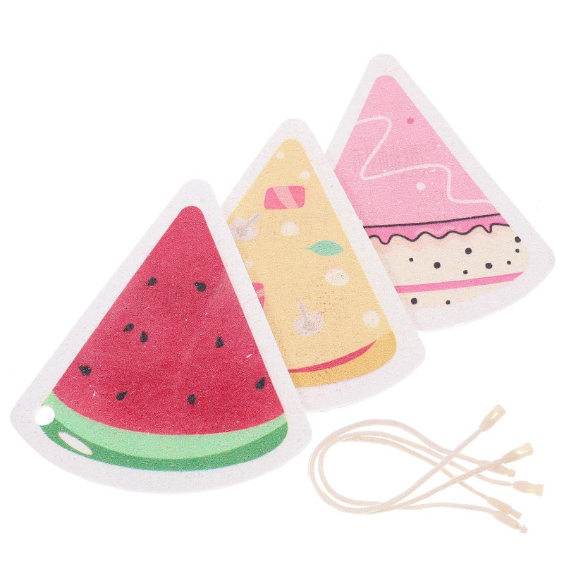 Compressed Geometric Dishwashing Sponges 3pcs Multi Shape Reusable Scrub Pads For Home Cleaning - Image 2