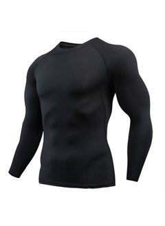 DAREU Men's Long Sleeve T-Shirts Quick Dry Breathable Sports Shirts for Running Workout Rash Guard XL  - Image 2