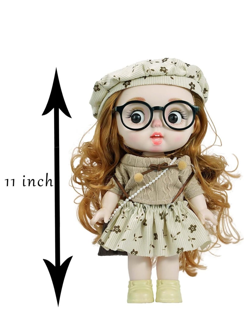 Gufan Soft Baby Doll, 11 Inch Girl Doll With Blonde Hair, My First Doll For Babies, Toddlers, Girls And Boys - Image 3