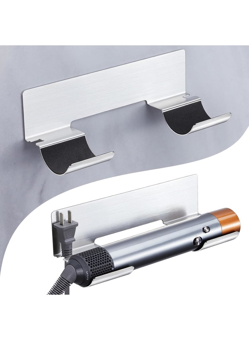 Barakah Wall Mount for Curling Iron, Hair Dryer Holder for Curling Wands Accessories, Stainless Steel Styler Attachments Organizer for Salons Bathrooms, Dormitories and Apartments - Image 1