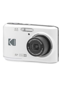 KODAK PIXPRO FZ45-WH 16MP Digital Camera 4X Optical Zoom 27mm Wide Angle 1080P Full HD Video 2.7" LCD Vlogging Camera (White)