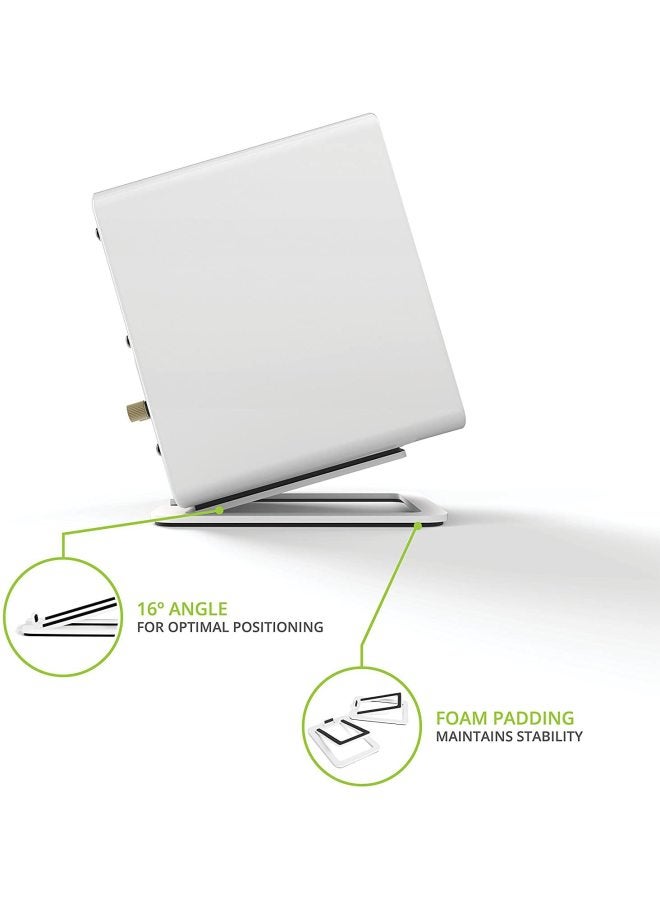 Hot Desktop Computer Audio Bracket New Desktop White Computer Speaker Bracket Bracket - Image 2